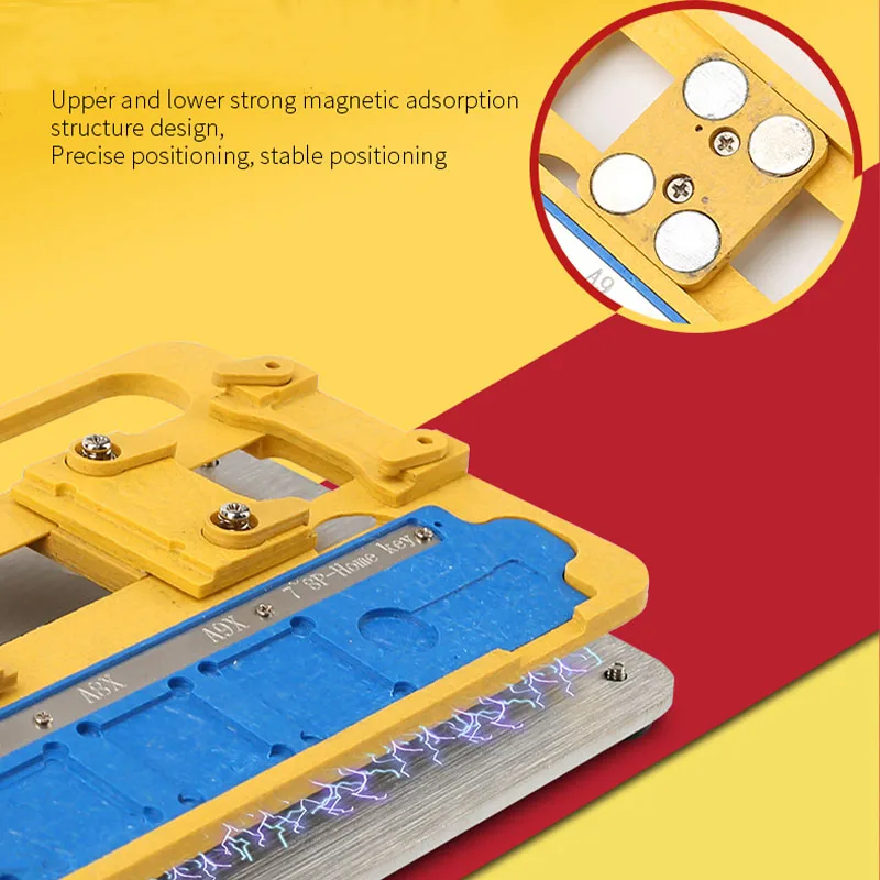 MECHANIC Multifunctional PCB Holder Magnetic Clamp BGA Positioning Jig Board for IP Motherboard IC Chip Repair Fixtur |