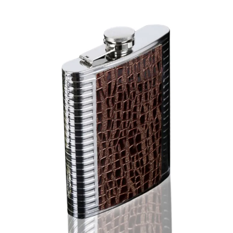 6oz Portablec 6-9 унций черный кофе виски вино из нержавеющей стали водка Флагон посуда для напитков карманные бутылки для хранения напитков фляга - Цвет: 6oz
