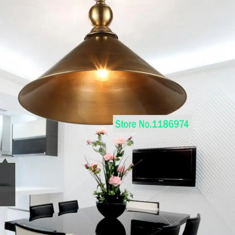 1 шт. Медный Подвесной Светильник E27 Avize|pendant light fixture|copper pendant fixturelight fixtures |