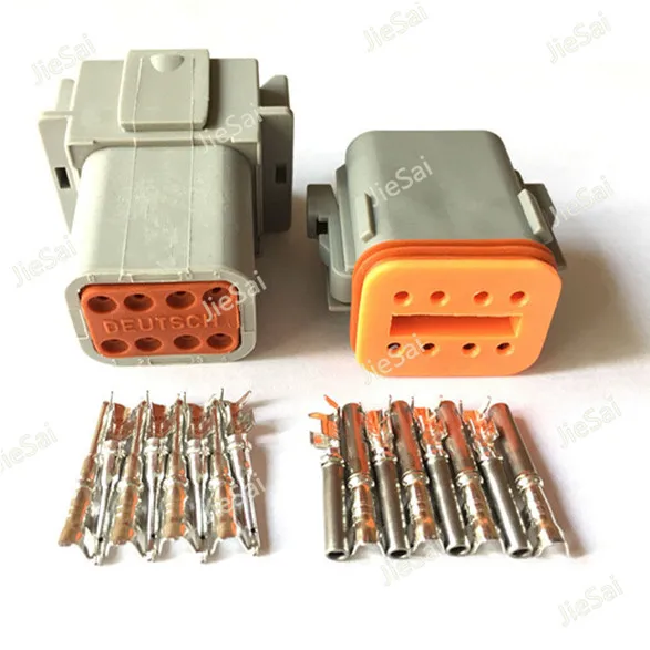 8 Pin Deutsch DT06 8S DT04 8P Женский Мужской серии DT автомобильный соединитель