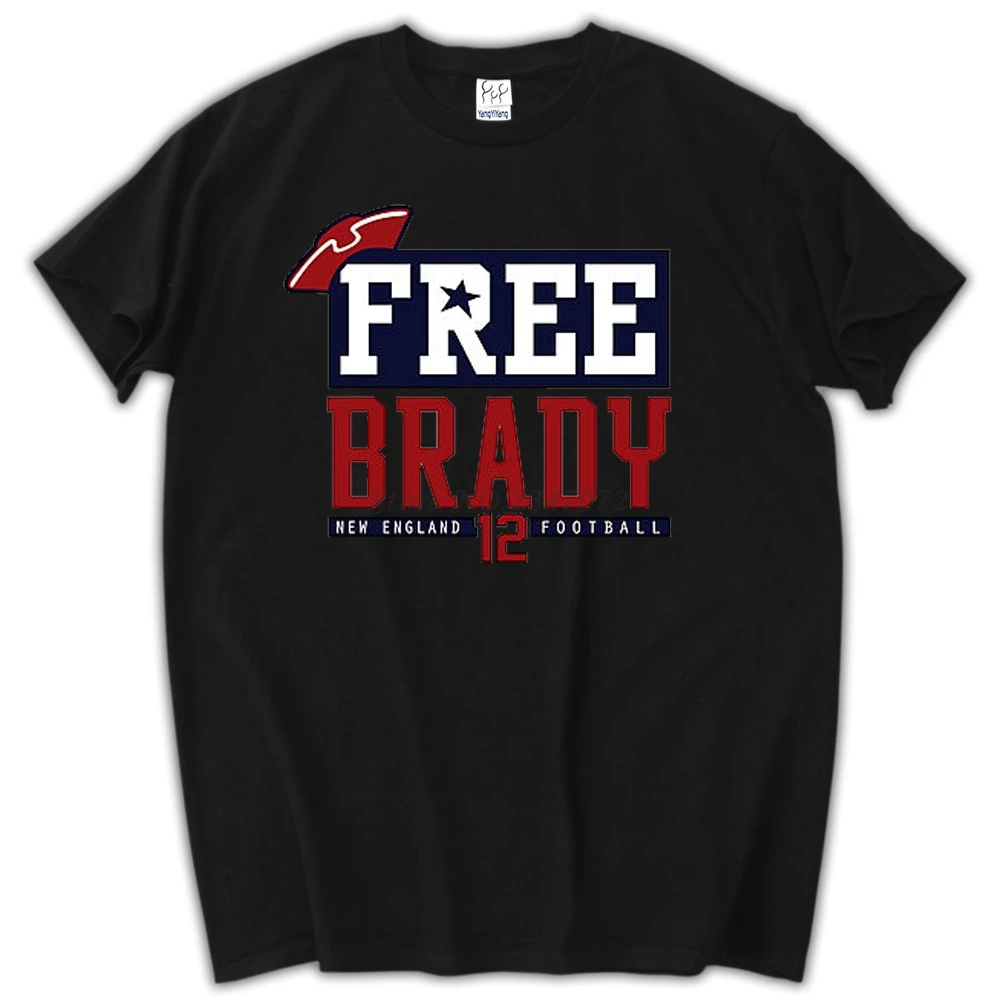 Свободная забавная винтажная Мужская футболка Brady в стиле ретро Патриоты
