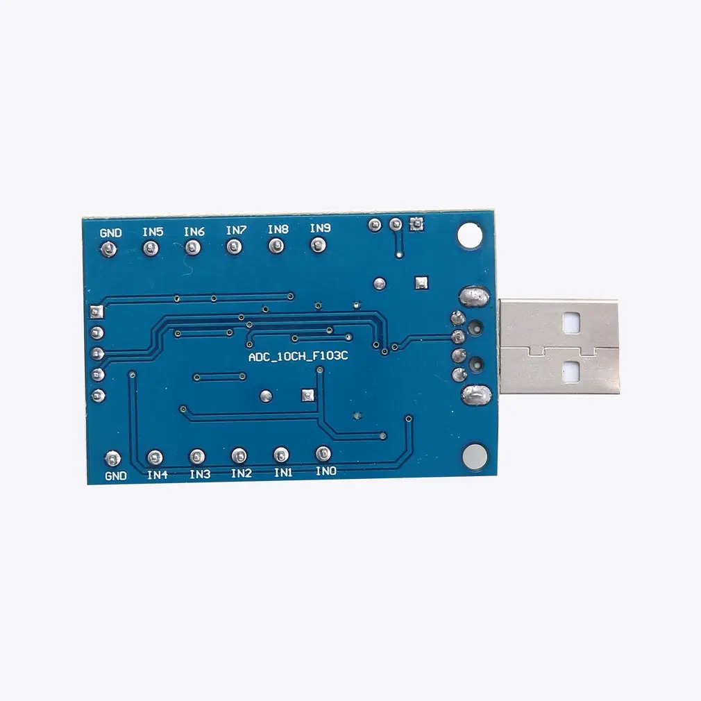 STM32 USB интерфейс 12 бит 10 каналов AD выборки сбора данных STM32 коммуникационная плата интерфейса UART ADC модуль