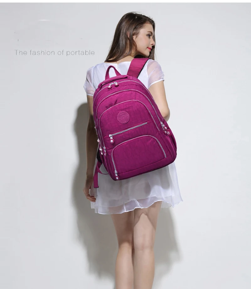 TEGAOTE, женский рюкзак для девочек-подростков, нейлоновые рюкзаки, Mochila Feminina, женский рюкзак для путешествий, школьный ранец, женская сумка