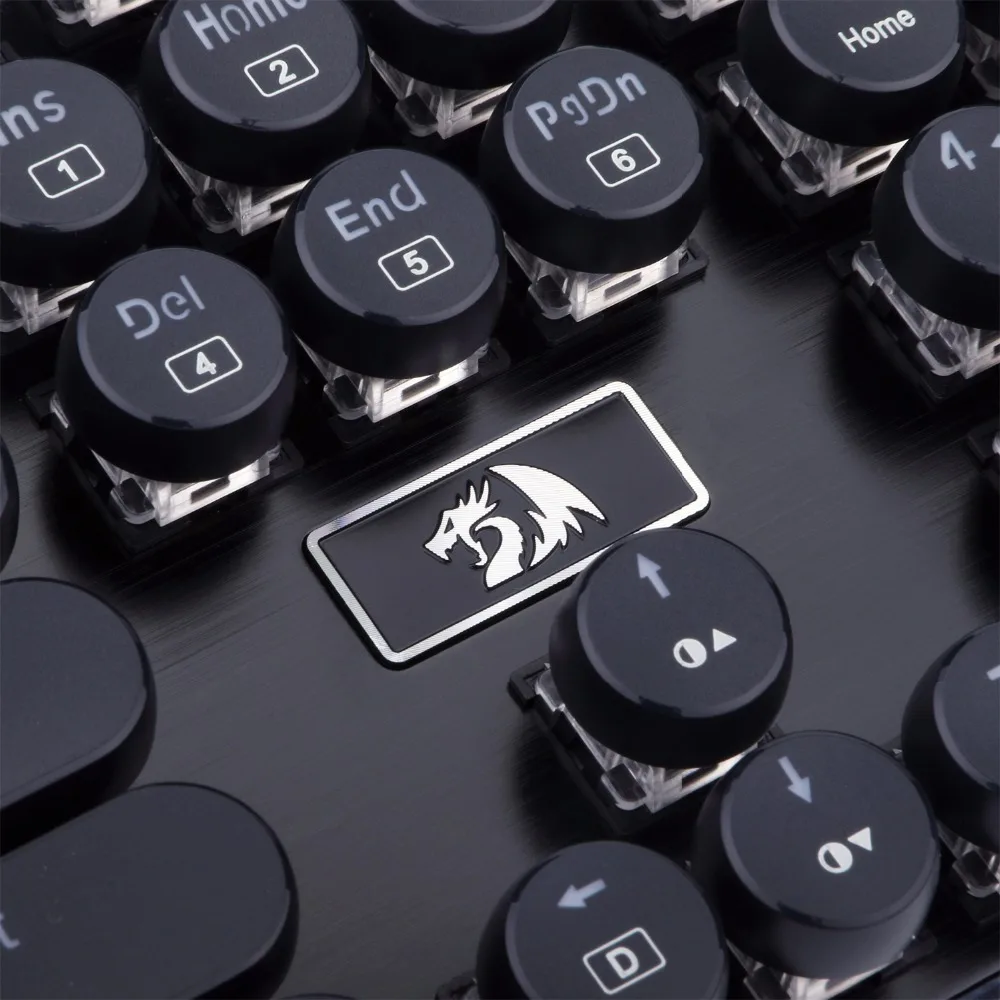Redragon K556 PK RGB светодиодный механический игровой клавиатура с коричневыми
