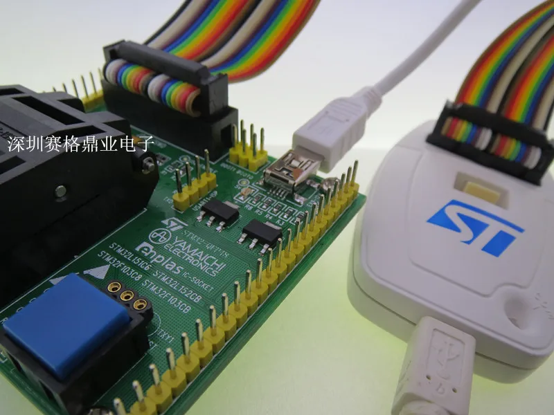 Оригинальное тестовое сиденье ST IC STM32 STM32F горящая программа LQFP64 гнездо Adapte |