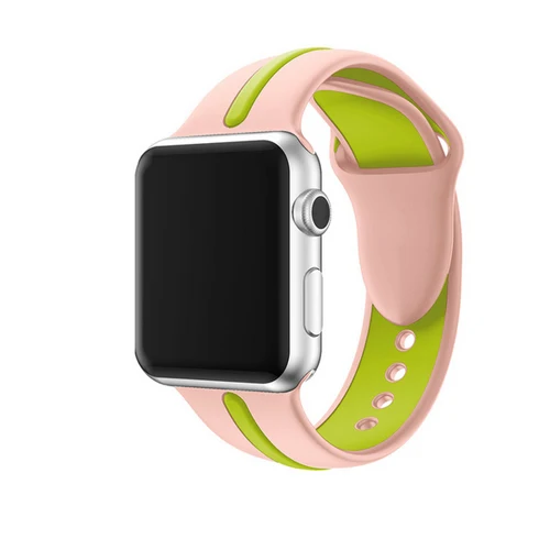 11 Хохлатый силиконовый ремешок для часов для apple watch 3/2/1 42 мм/38 мм Iwatch браслет наручный ремень резиновый сменный ремешок для часов - Цвет ремешка: 11