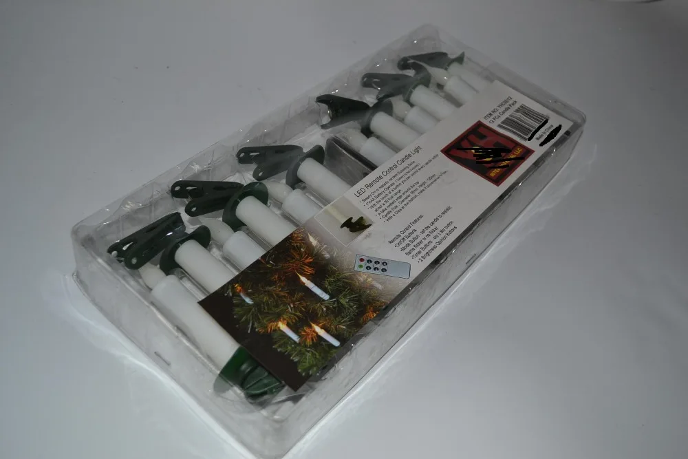 12 шт./компл. светодиодный светильник на рождественскую елку работающий от