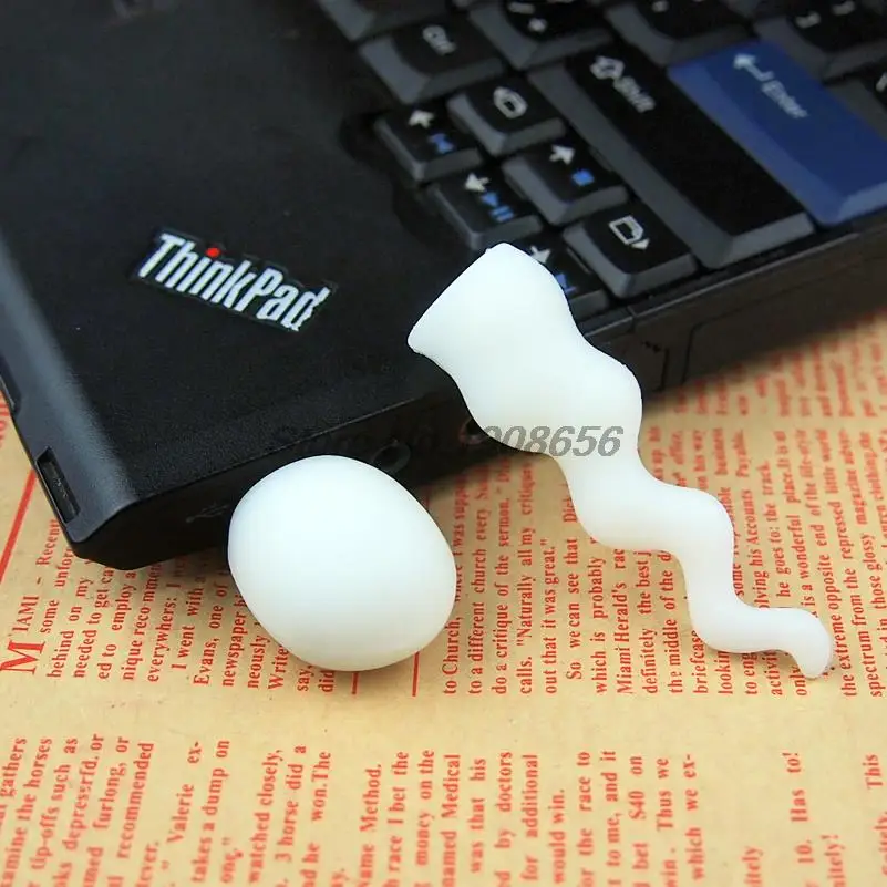 Anmial Флешка белая сперма Tadpole флеш диск Usb 2 0 карта памяти Ручка/большой