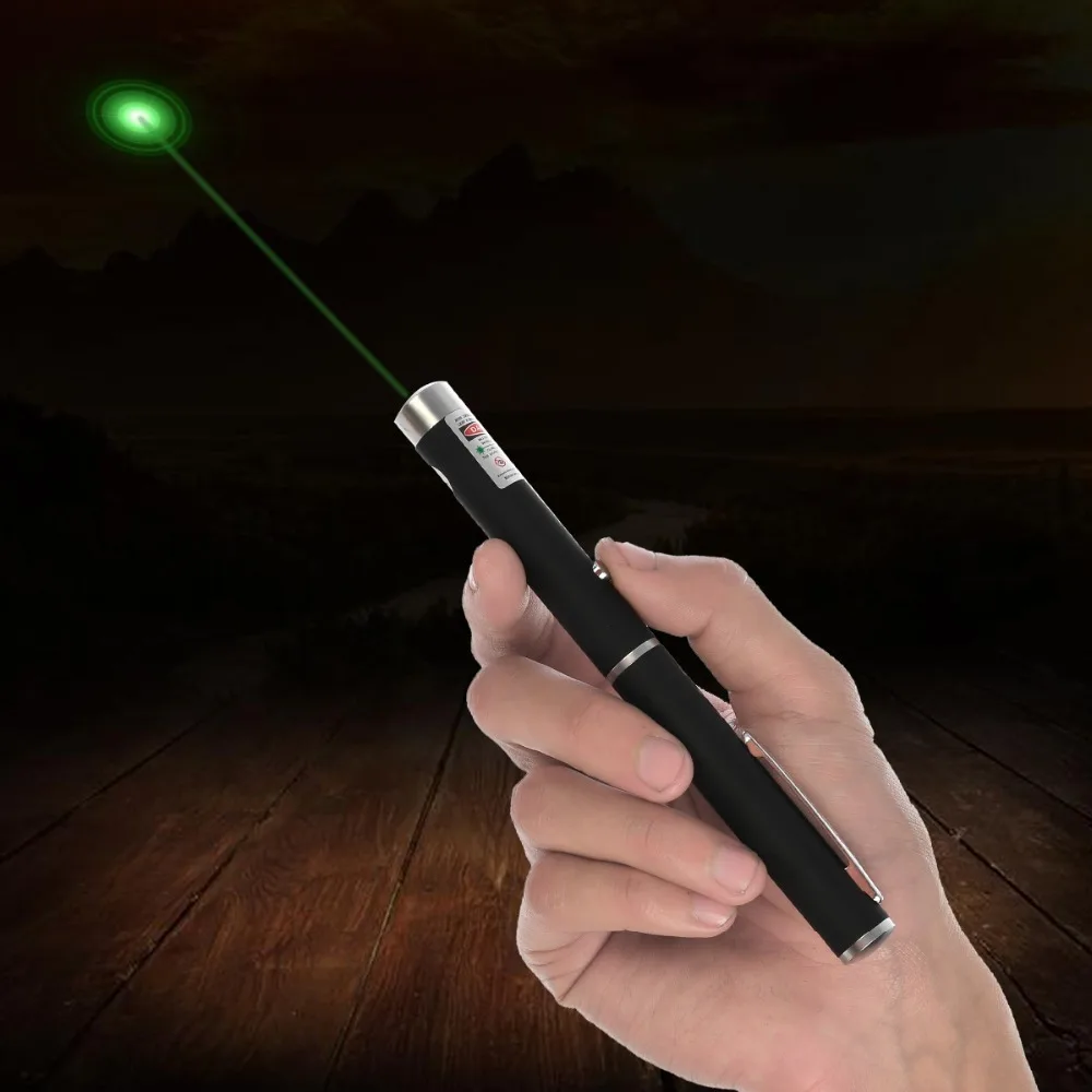 

1Pcs 5mW 532nm Green Laser Pen Powerful Laser Pointer Presenter Remote Lazer Hunting Laser Bore Sighter Onderwijs Presenter Pens