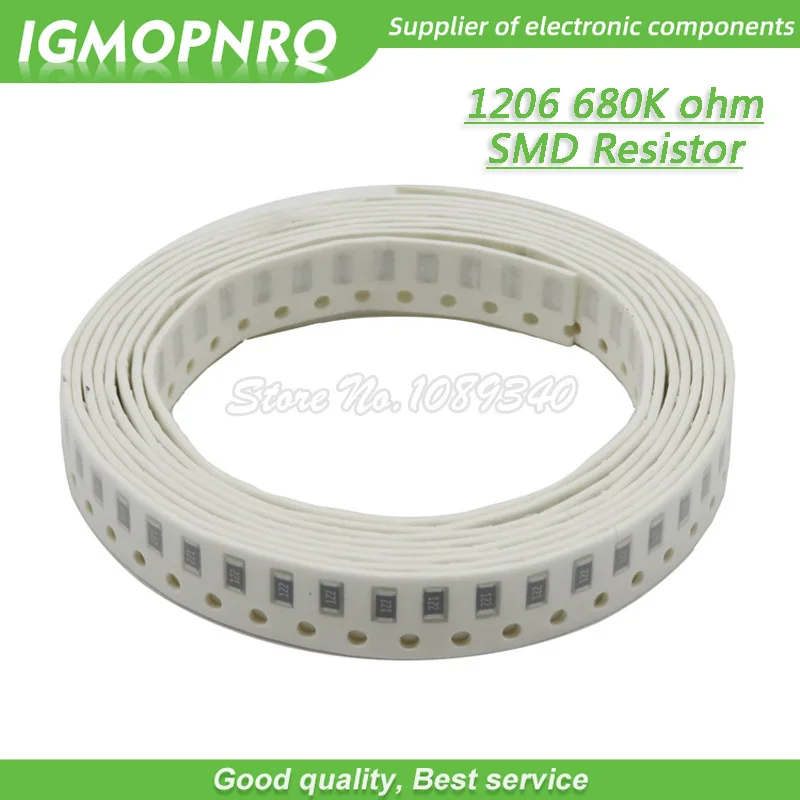 

100PCS 1206 SMD Resistor 1% resistance 2K ohm chip resistor 0.25W 1/4W 202 IGMOPNRQ