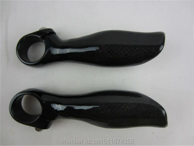 Велосипедный руль не заканчивается стандартным рулем из углеродного волокна и