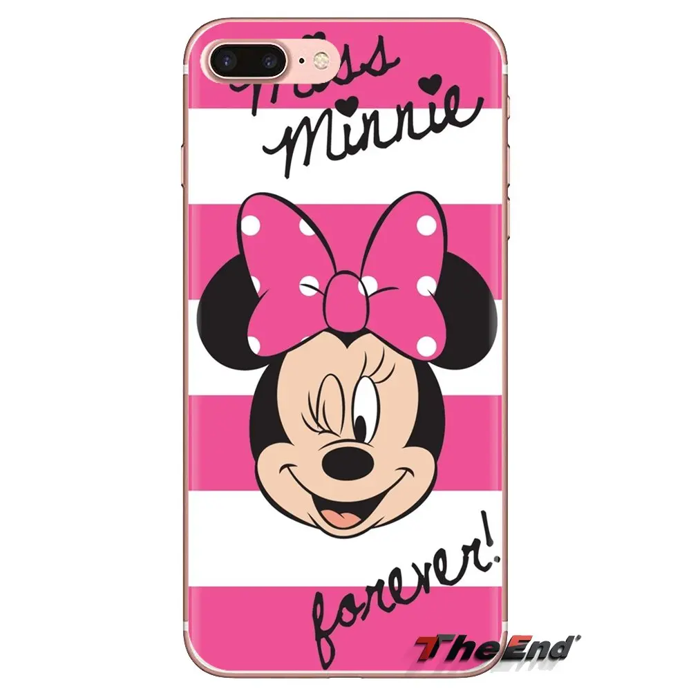 Минни Маус 2 для Huawei Nova 3 2i 3i Y6 Y7 Y9 Prime Pro GR3 GR5 2017 2018 2019 Y5II Y6II прозрачные мягкие чехлы |