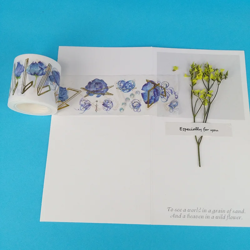 1 шт. васи ленты DIY штамповки-Rose бумага малярный скотч декоративный клейкие