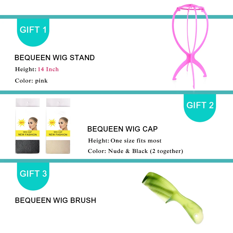 Bequeen натуральные волнистые искусственные волосы с естественной линией волос