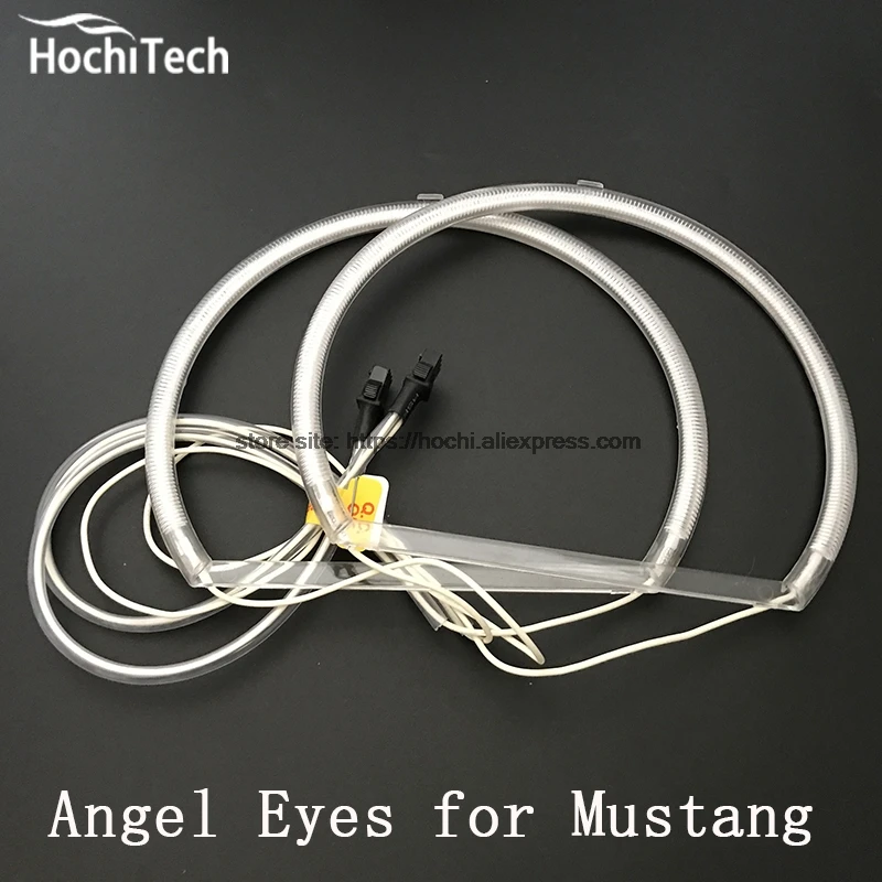 HochiTech ccfl комплект ангельских глаз белый 6000k гало кольца фара для ford mustang 2010 2011
