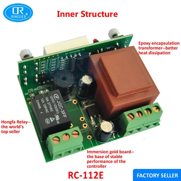 RINGDER RC-112E 230V10A-40~ 99C охлаждение тепла вкл/выкл реле Универсальный цифровой регулятор температуры регулирующий термостат