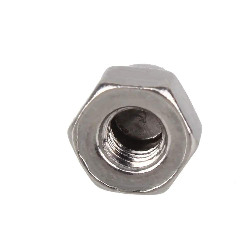 Серебряный Нержавеющая сталь желудь с полукруглой головкой шестигранные гайки