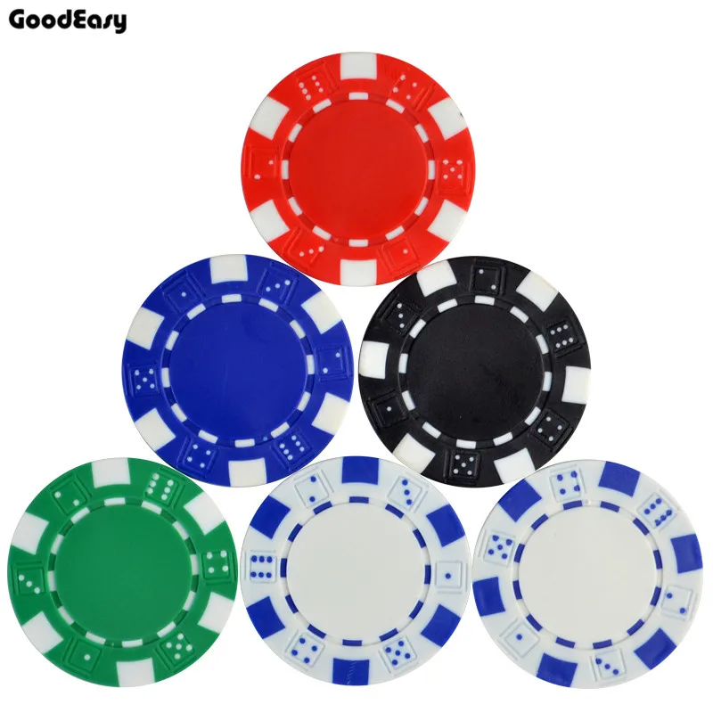 Оптовая продажа с фабрики казино АБС пластик + железо глина кости покер чип