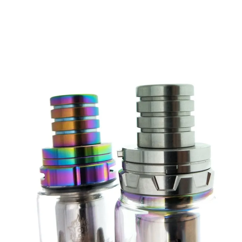 

Authentic VapeSoon 810 Stainless Steel Drip Tip Rainbow Sliver Color For Suit For TFV8 BIG BABY TFV12 Prince Ello Duro etc