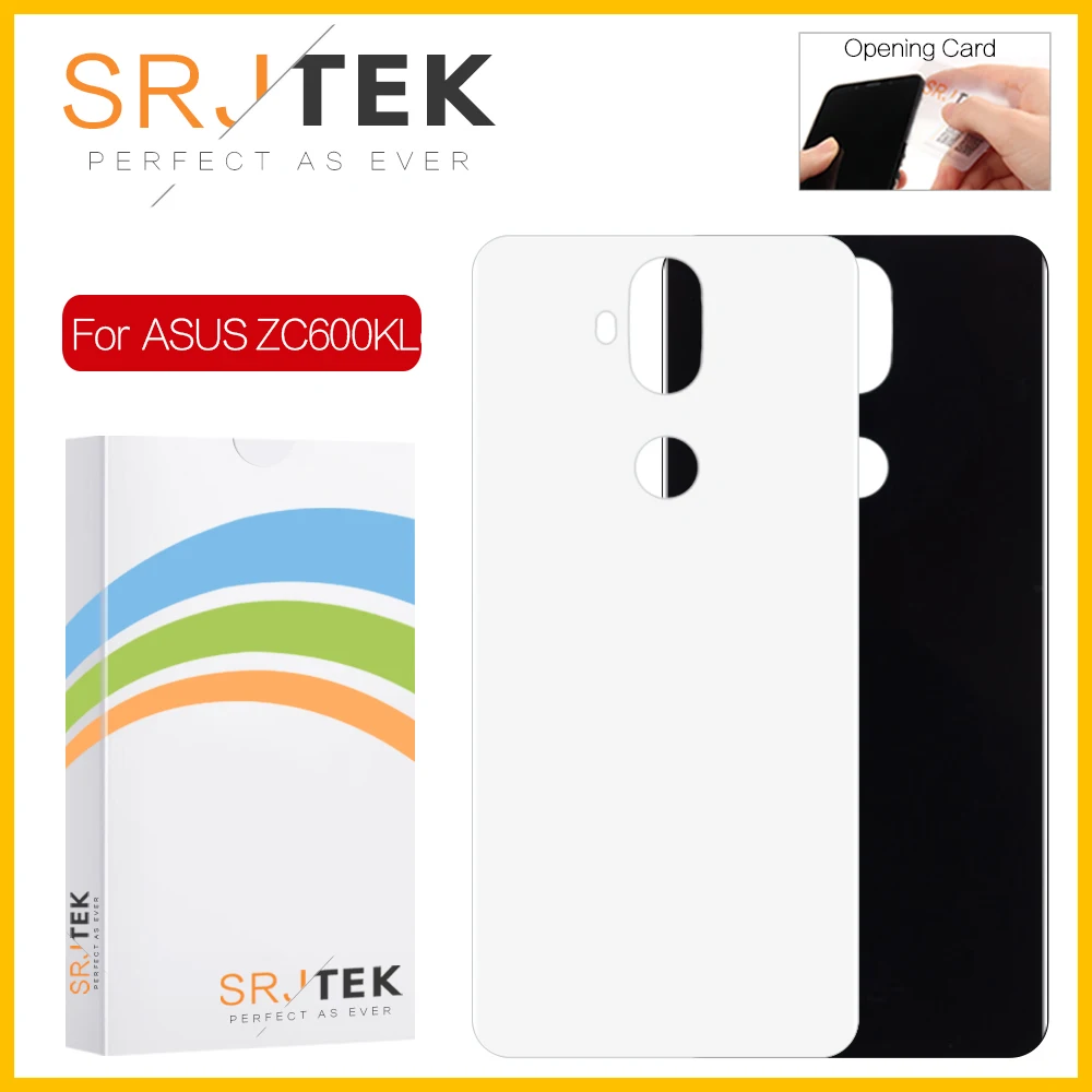 SRJTEK 6 0 &quotЗадняя крышка аккумулятора для Asus ZenFone 5 Lite 5Q ZC600KL X017DA S630 SDM630 Стеклянная