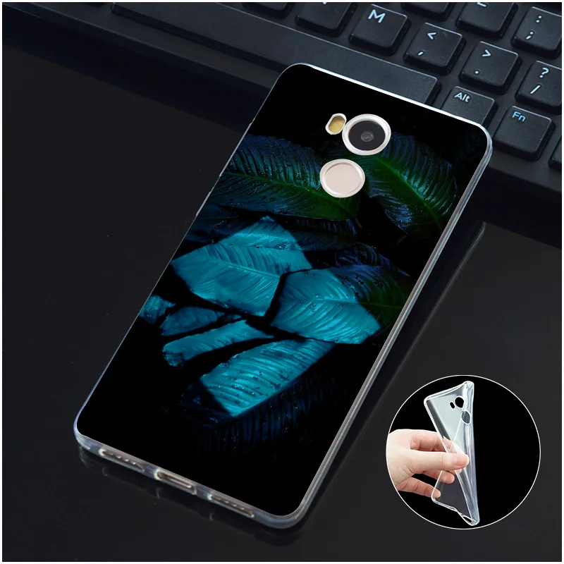 DREAMFOX M392 красивый мягкий силиконовый чехол из ТПУ с цветами для Xiaomi Redmi Note 3 4 5 Plus 3S 4A