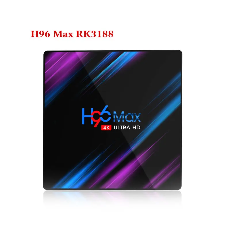 Последний H96 Max 3318 Rockchip RK3318 четырехъядерный ОЗУ 4 Гб ПЗУ 64 Гб двойной Wifi UHD OS Android 9,0 H96MAX ТВ коробка vs Ip tv Box