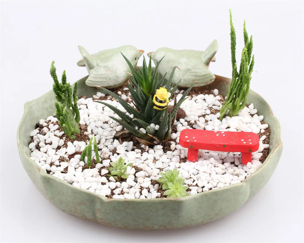 Кормушка для птиц керамический суккулент растений цветочные горшки|flower pot|nursery