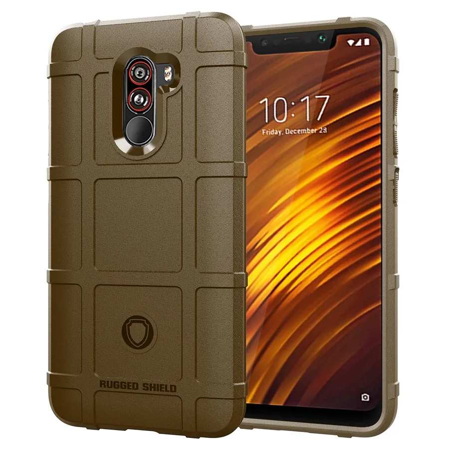 Для Сяо mi PocoPhone A2 Lite красный 6 6A Броня защитник резины ТПУ чехол силиконовый Soft Shell