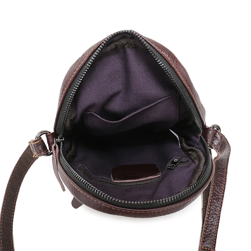 Nuleez Real Leather Cross-body Bags Unisex Cool Genuine Cowhide Leisure Bag Handbags Casual Green Brown On Sale 2021 |