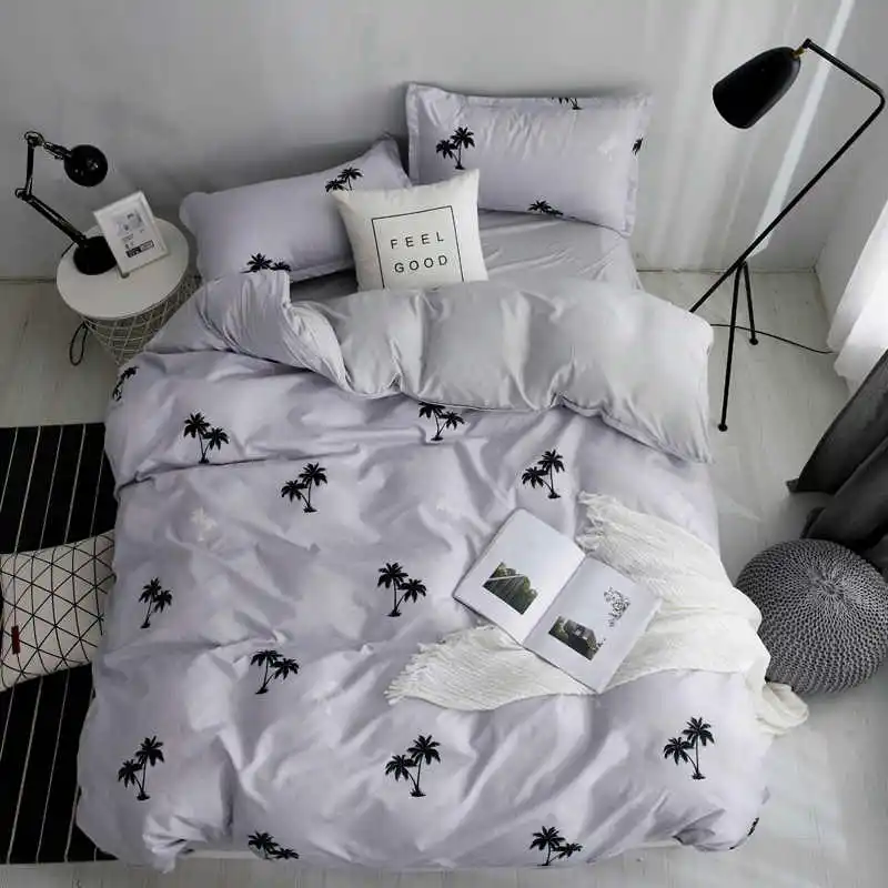 Polyester Brief Cartoon Bedding Sets.bedding set Duvet Cover Bed sheet Linen Pillowcases.Twin size Queen King | Дом и сад