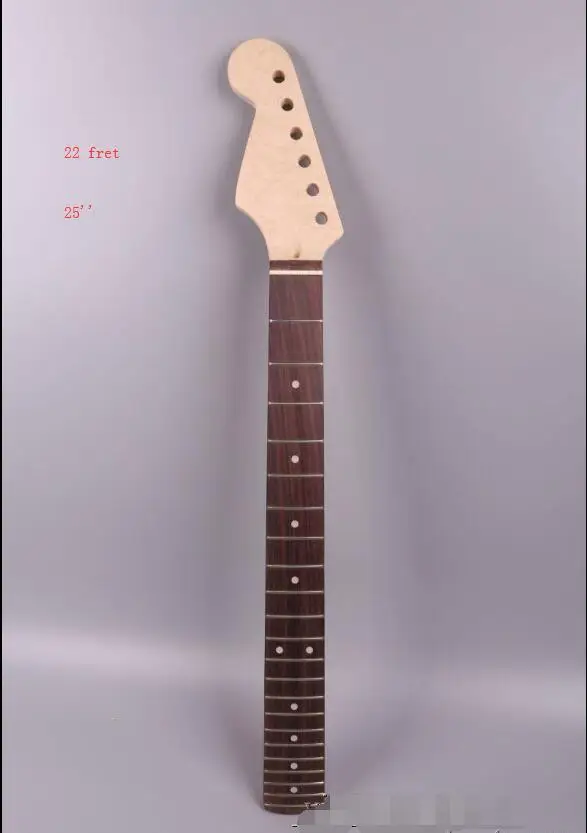 

1 pcs Electric guitar neck replacement 22 fret 25.5 Inch rosewood Fretboard Head