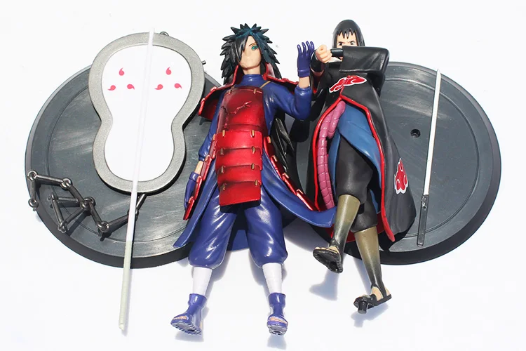 2 шт./лот 17 см Фигурки героев аниме модели игрушки|model toy|pvc action figureuchiha madara |