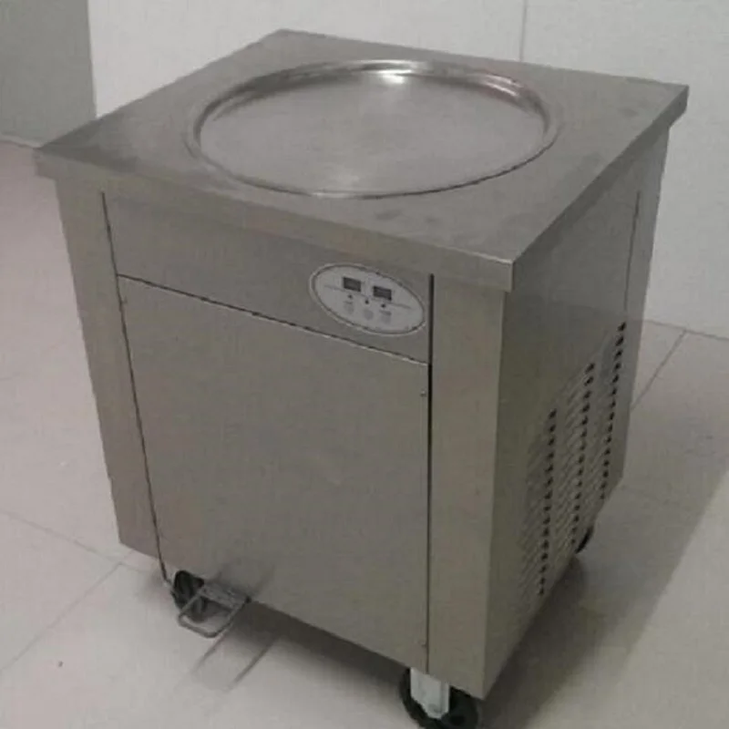 R410A 110В/220В 50/60 Гц 45 см Одноместный Пан ролл из жареного мороженого машина с 4