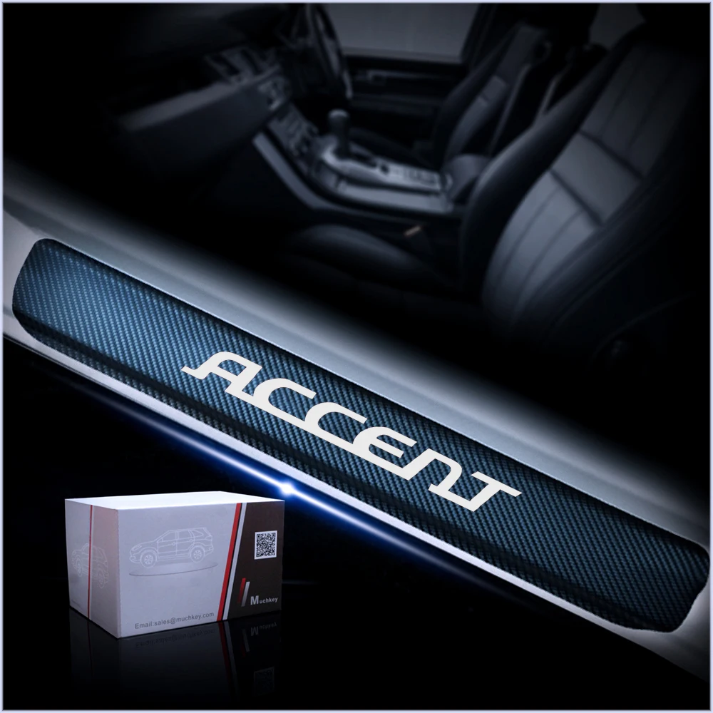 4 предмета в комплекте для автомобиль Hyundai ACCENT порога Защитные Накладка на порог