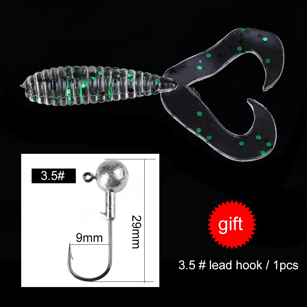 Рыболовная приманка двуххвостовая трехмерная мягкая рыба 8 шт./лот 1 9 г для ловли