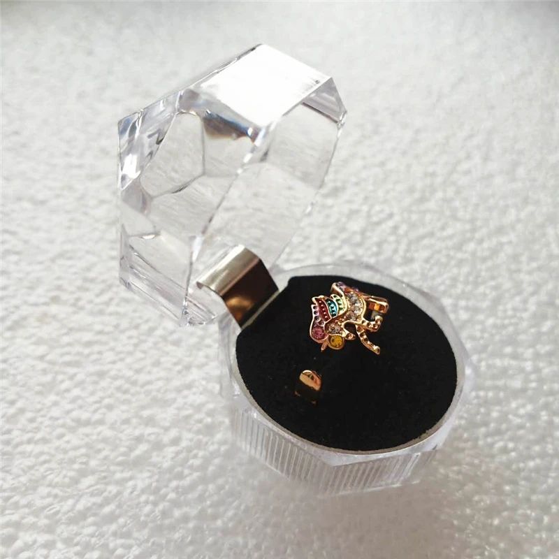 2019 Новое поступление 2 тона крылья кольцо Ангел Bling CZ свадебное на палец ювелирные