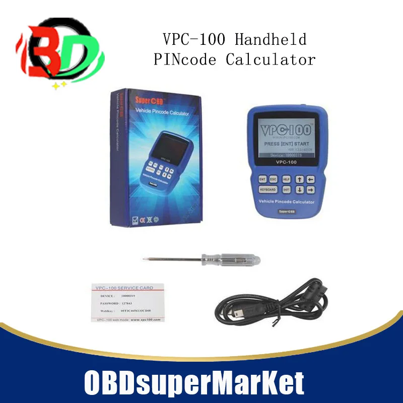 500 жетонов для VPC 100 SuperOBD VPC-100 ручной контактный Код Калькулятор VPC100 IMMO считыватель ключей