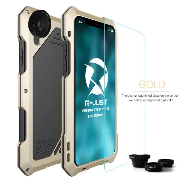 Водонепроницаемый ударопрочный грязеотталкивающий чехол для iPhone Xs Max XR X 8 7 6 6S Plus 5 5S SE чехол Корпус+ объектив камеры