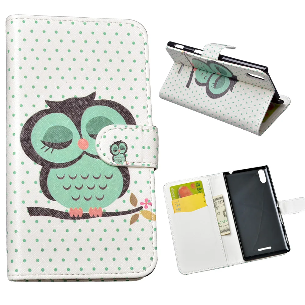 Флип PU Кожа Case Для Sony Xperia T3 M50W D5102 D5103 D5106 Чехол Wallet Случаи с Подставкой и Карты