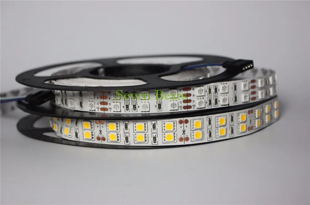 Светодиодная лента 5050 120 LED/m DC12V гибкая светодиодная двухрядная 5 м/лот