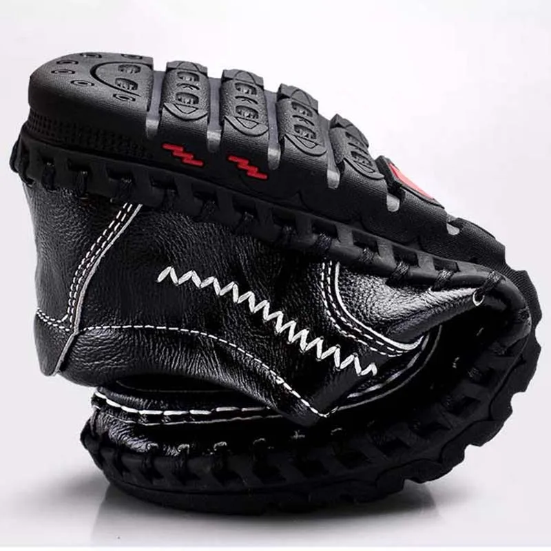 Designer Causal Shoes Men Wide Genuine Leather Loafers Flat Slip On Moccasins Male Sneakers Oxford Shoes Luxury High Quality