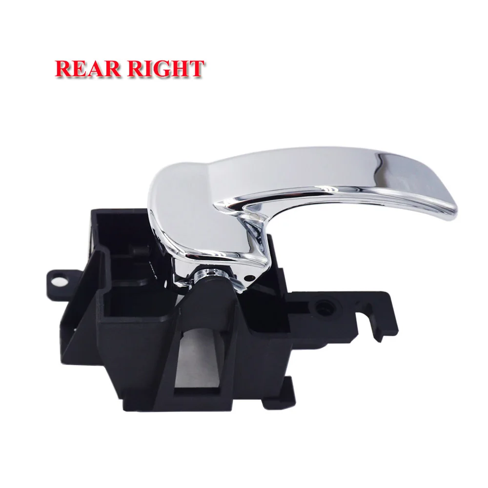 Rear Right Для Nissan Pathfinder, Navara Межкомнатная дверная ручка Передняя Задняя правая левая 80671-4X02B 806714X02B 80670-4X02B 806704X02B - Цвет: Rear Right