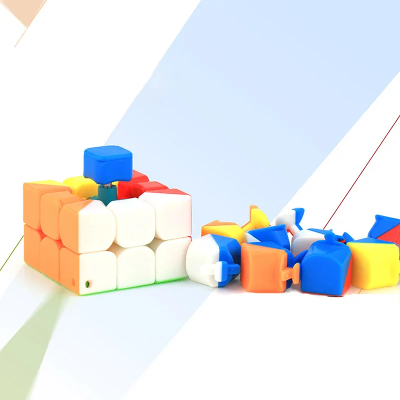 Новые яркие 3*3*3 Волшебные кубики Рубика профессиональная игрушки для детей