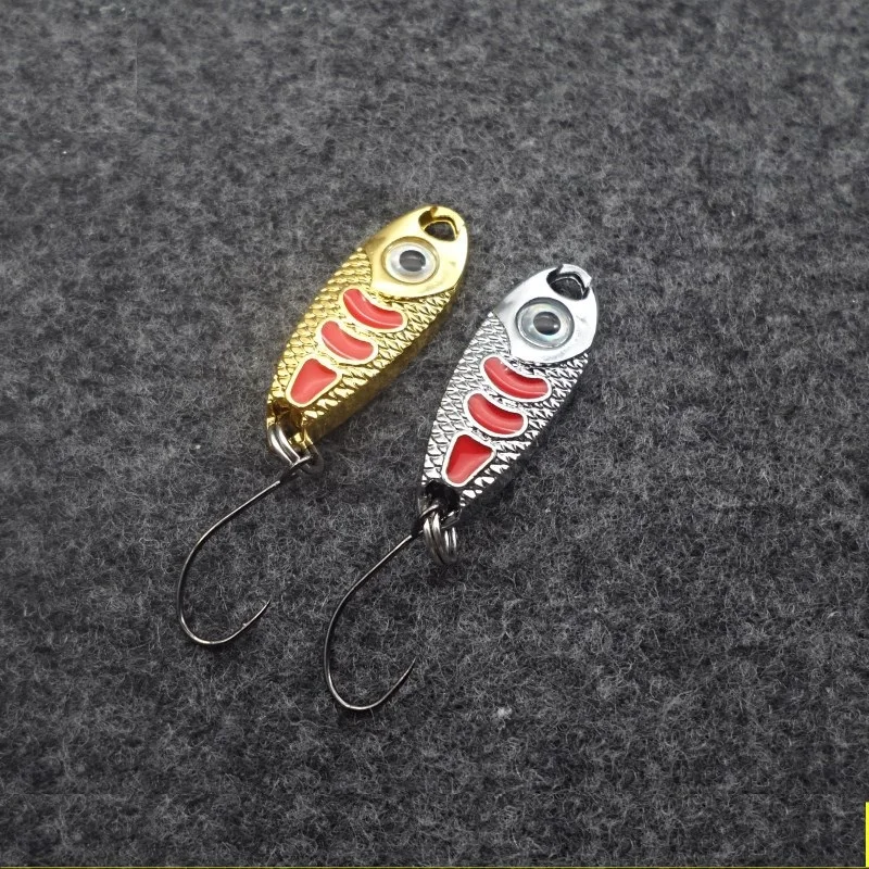1.5g 2.5g 3.5g 5g Spoon Fishing Lure Metal Jigging Baits Hard Tackle Crankbait Jig Swimbait 3 Colors Optional | Спорт и развлечения