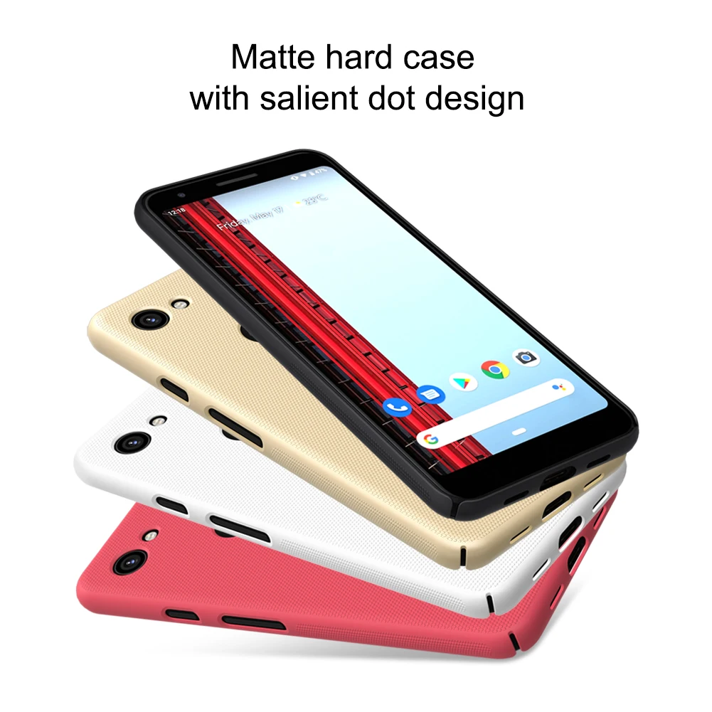 Для Google Pixel 3a NILLKIN матовая защитная задняя крышка для 3 XL 3A Ультратонкий ПК Жесткий