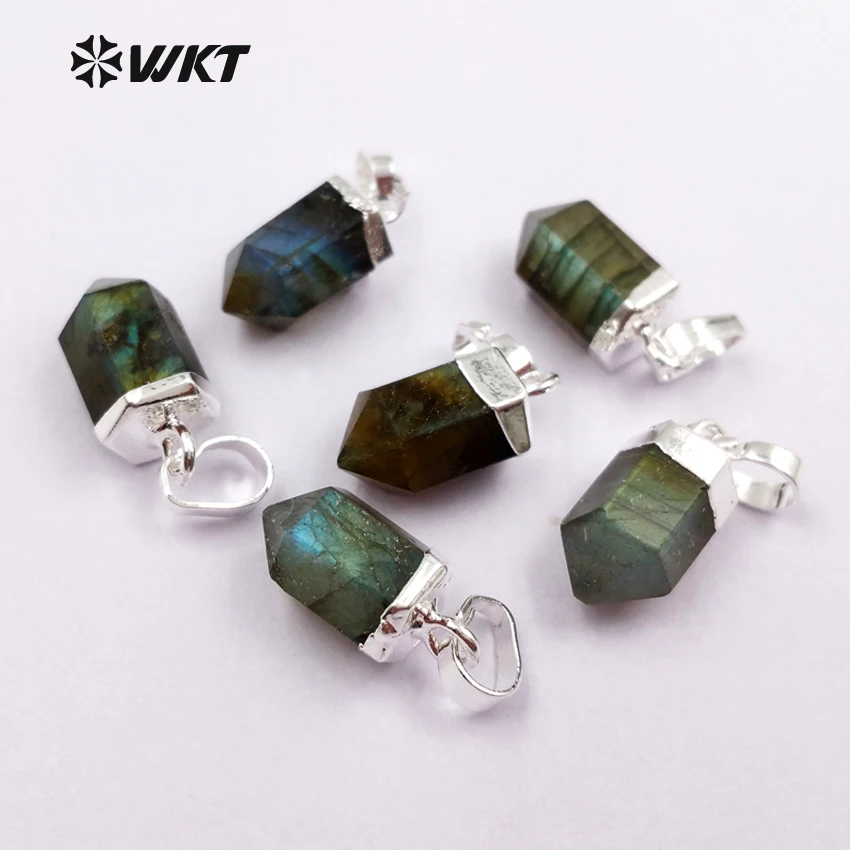 WT-P1330 WKT Новое поступление! красивый кулон из натурального камня красочные мини