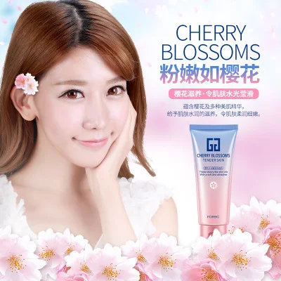 2018 Horec вишневый цвет вода Очищающая молочная очищающая пена увлажняющий