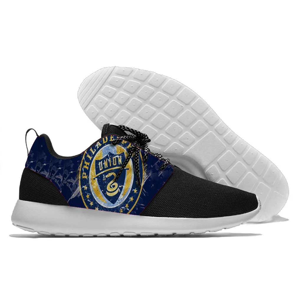 New top Men's Running shoes with major league soccer Philadelphia players patterned sneakers Women's trendy sneaker | Спорт и