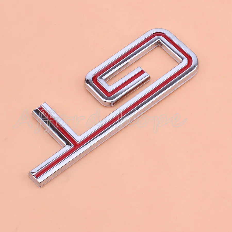 3D Refitting Metal Vehicle Trunk Motorcycle Car GT Logo Sticker Badge Emblem Decal Chrome+Red Universal For GT500 | Автомобили и