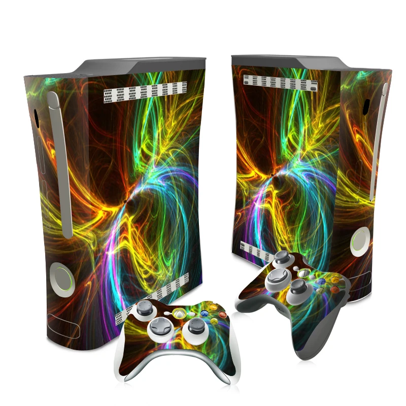 Многоцветная наклейка OST для Microsoft Xbox 360 толстой кожи на жир бесплатная